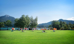 Geniessen Sie unseren privaten Badeplatz am Fuschlsee
